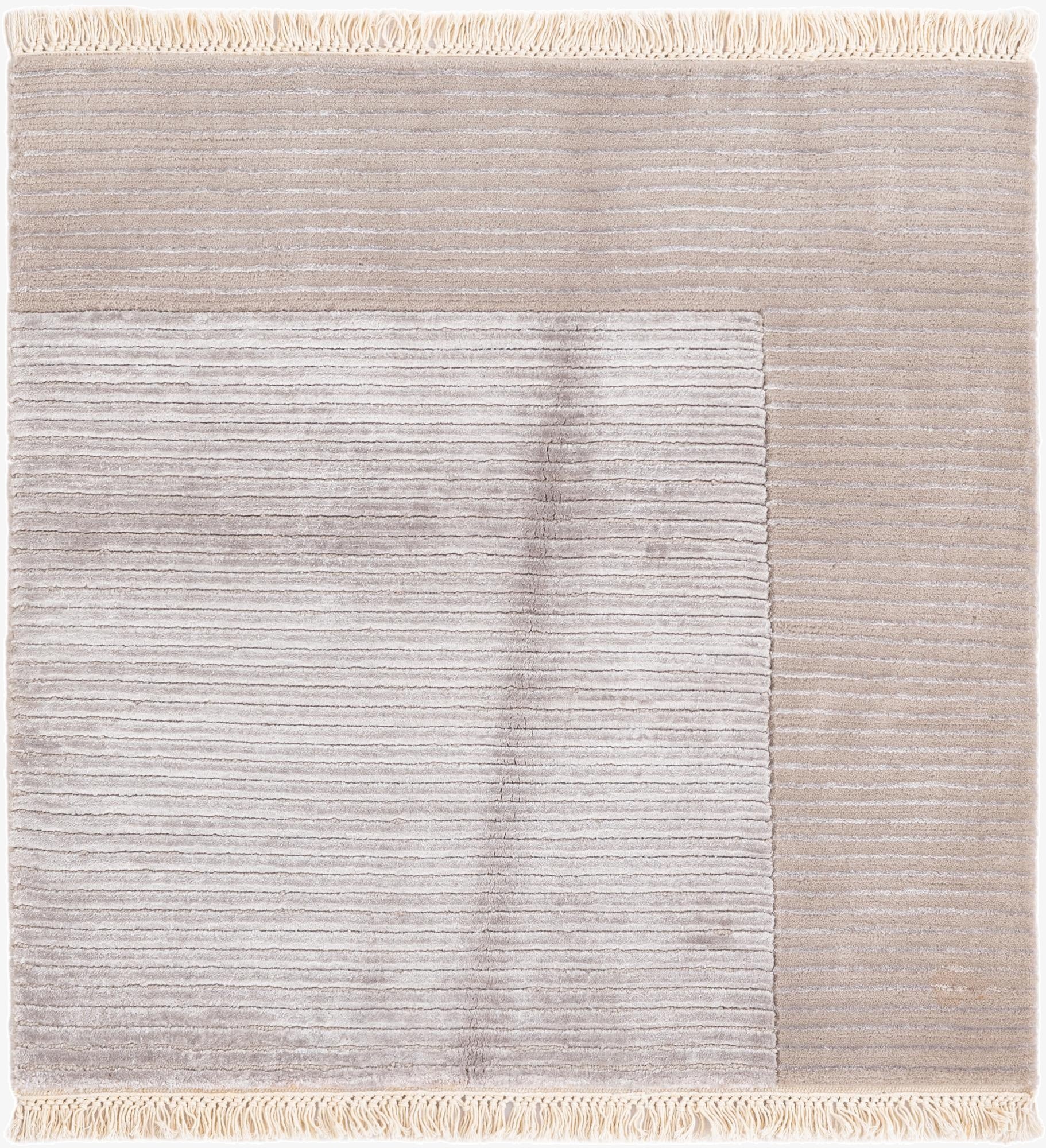  2' 7 x 2' 7  Hand Knotted Darya Wool Square Rug