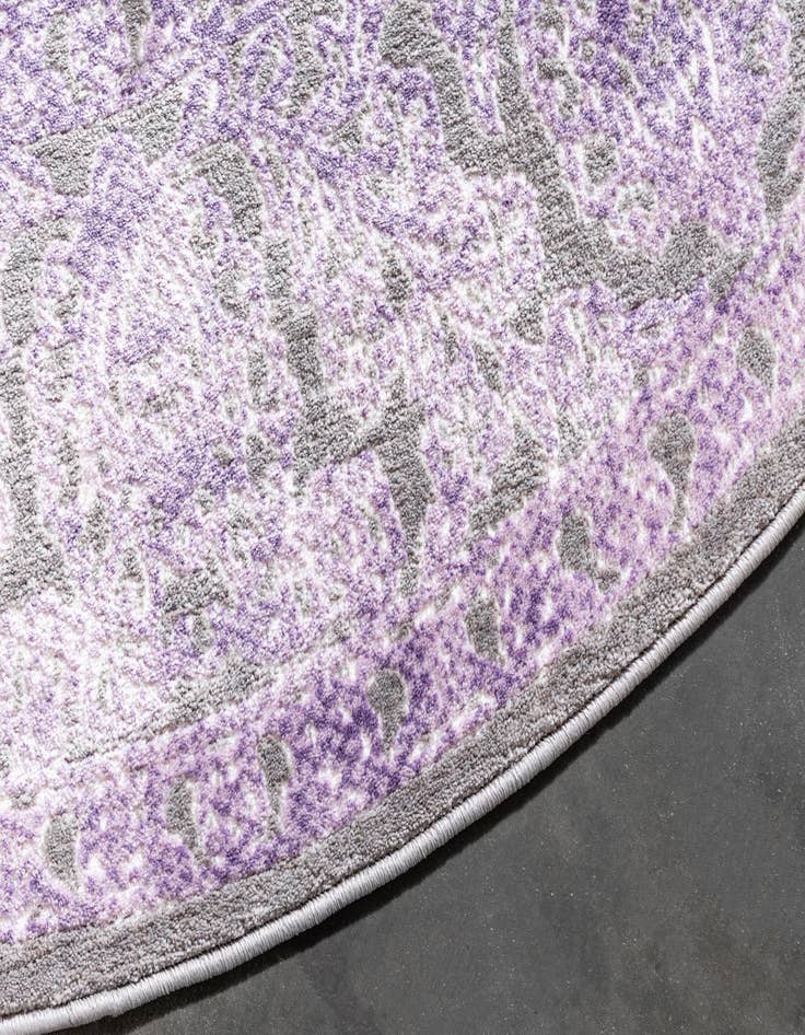 Detail image of  8' x 8' Modern Classical Round Rug