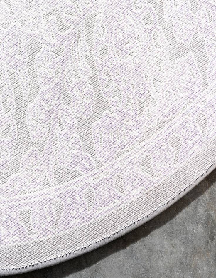 Detail image of  8' x 8' Modern Classical Round Rug
