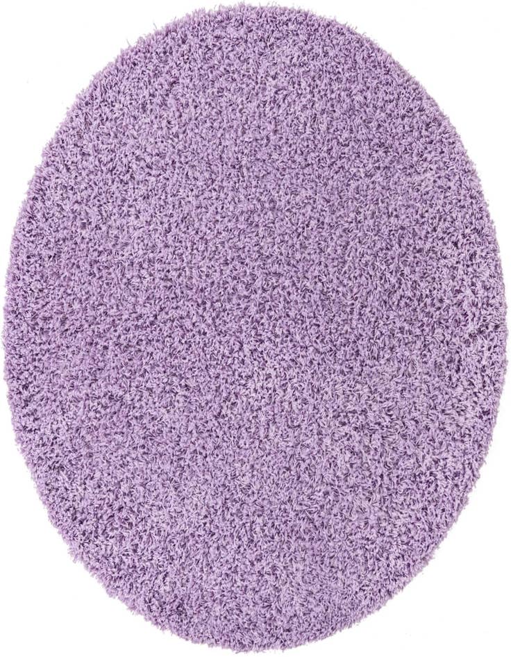 Detail image of  4' x 4' Solid Shag Round Rug