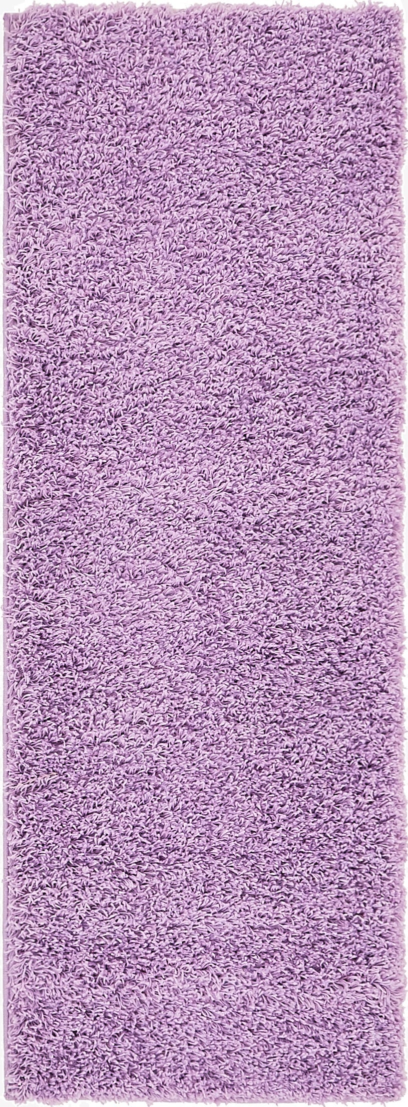  2' x 6' Solid Shag Runner Rug