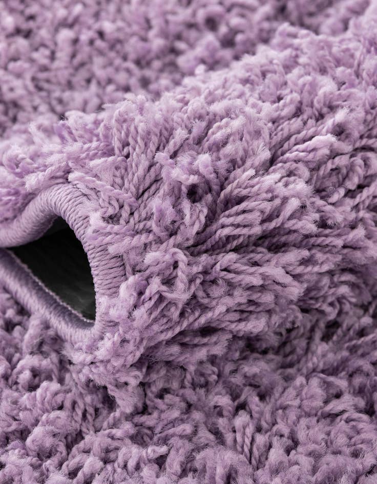 Detail image of  7' 10 x 7' 10 Solid Shag Square Rug