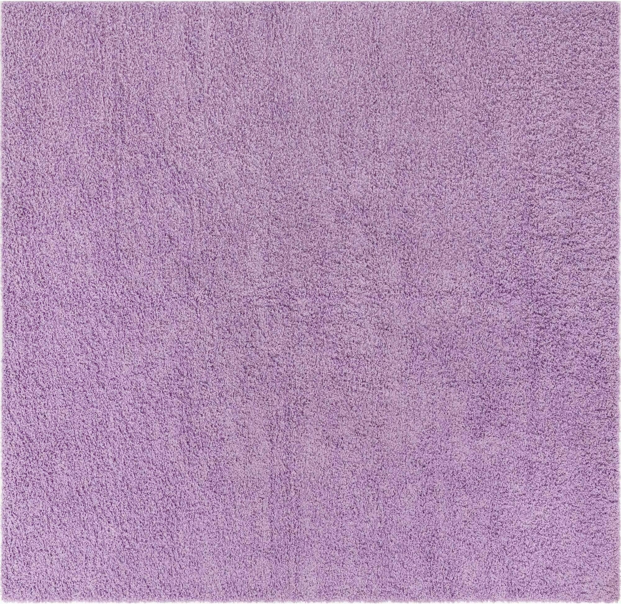  7' 10 x 7' 10 Solid Shag Square Rug