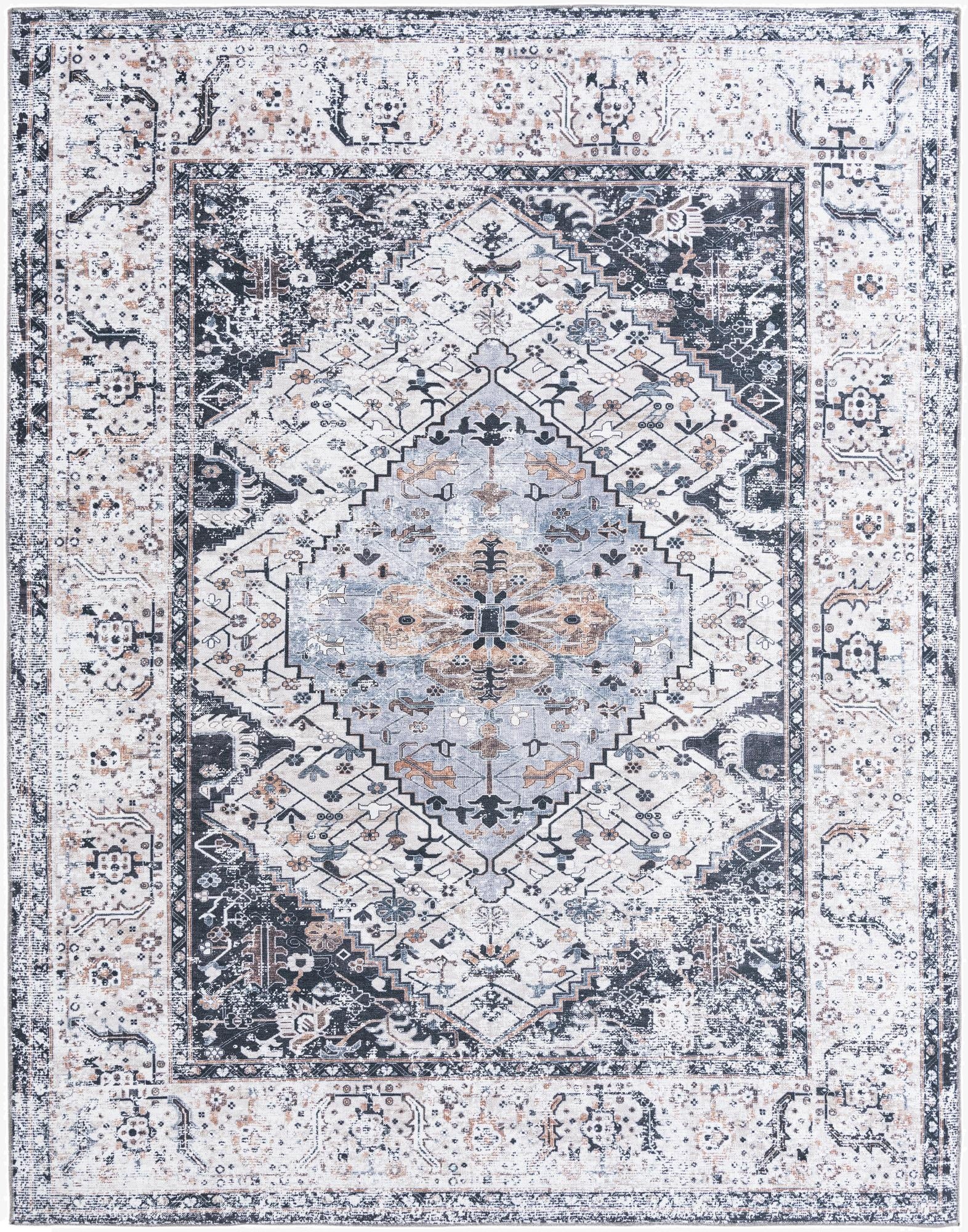  7' 10 x 10'  Washable Yara Rug