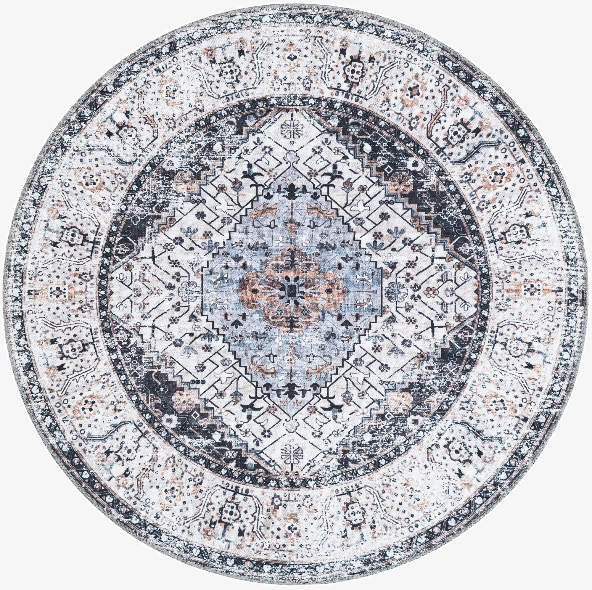  5' 3 x 5' 3 Yara Round Rug