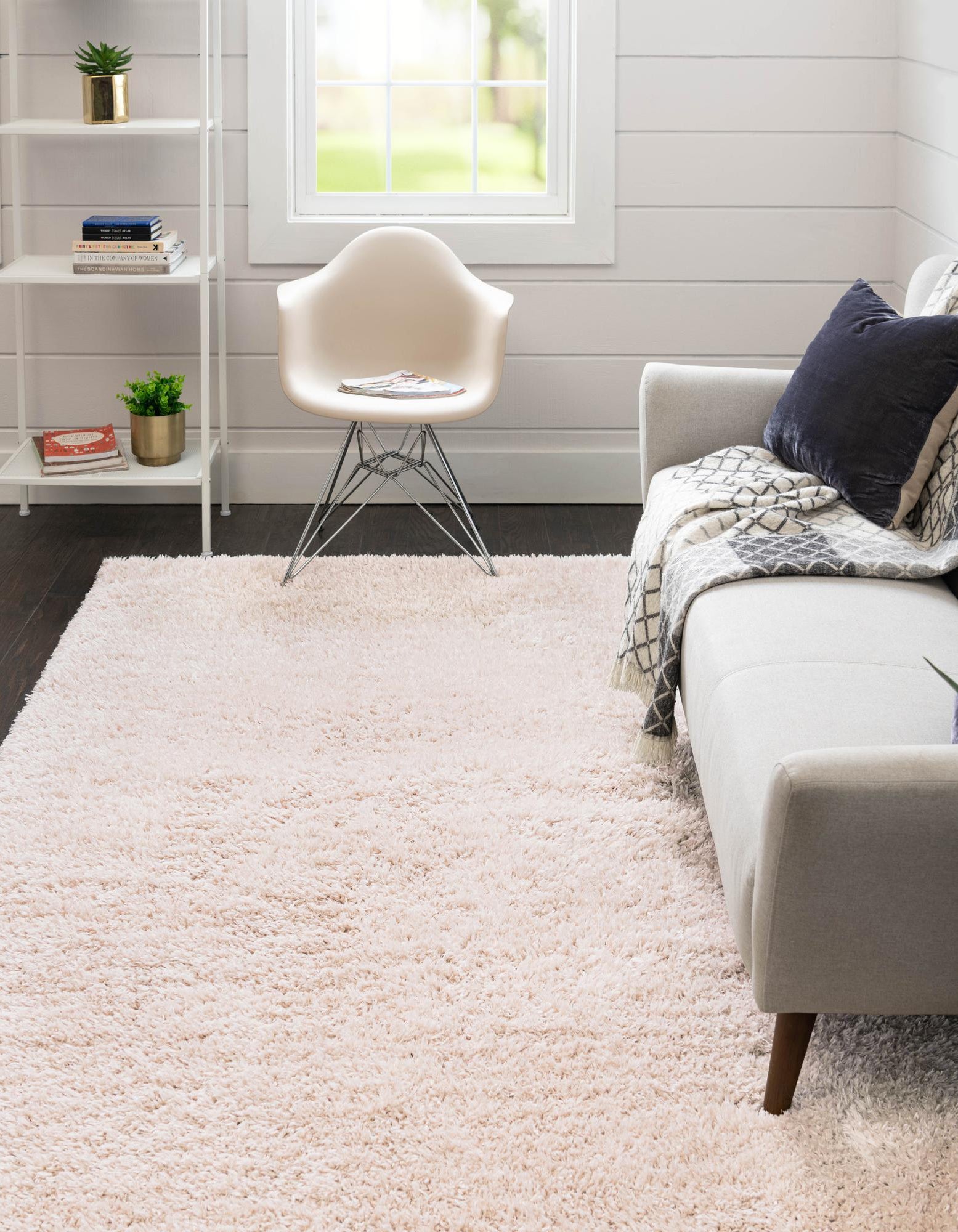 Linen 4' x 6' Infinity Shag Rug | Rugs.com