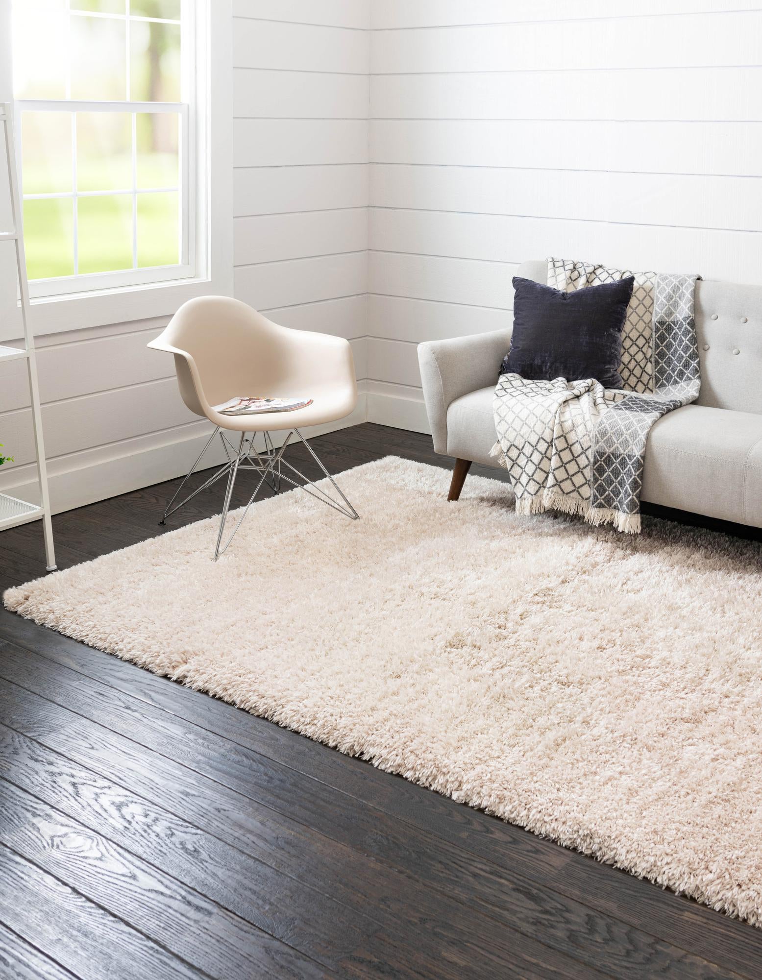 Linen 2' x 3' Infinity Shag Rug | Rugs.com