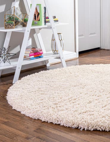  6' x 6' Infinity Shag Round Rug