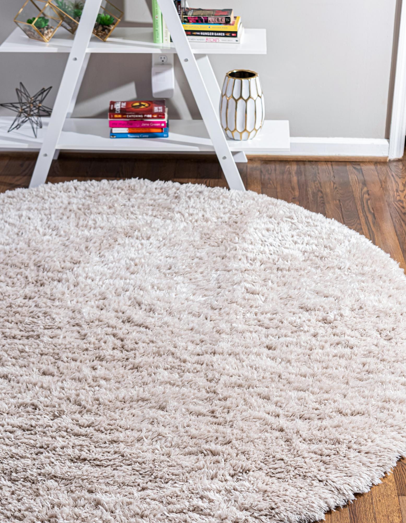 Linen 8' x 8' Infinity Shag Round Rug | Rugs.com
