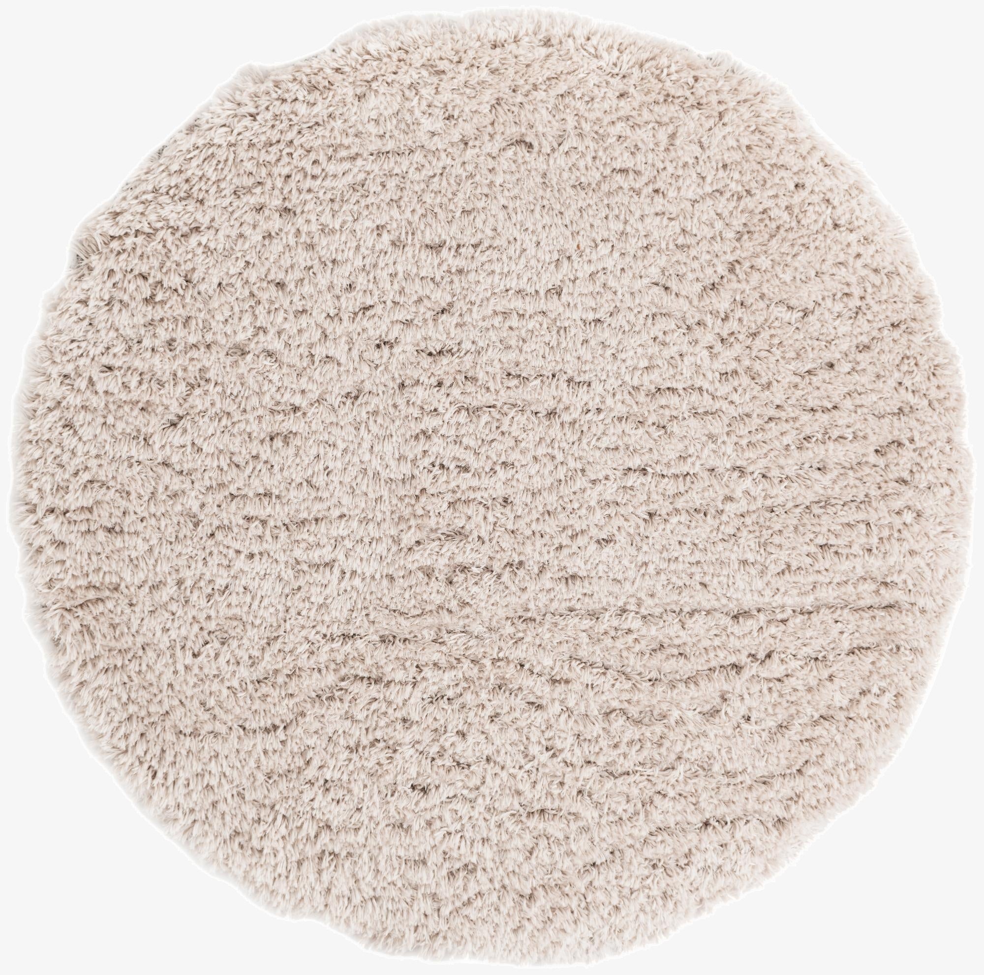  5' x 5' Infinity Shag Round Rug