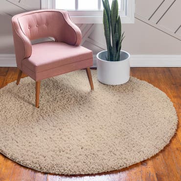  10' x 10' Zermatt Shag Round Rug