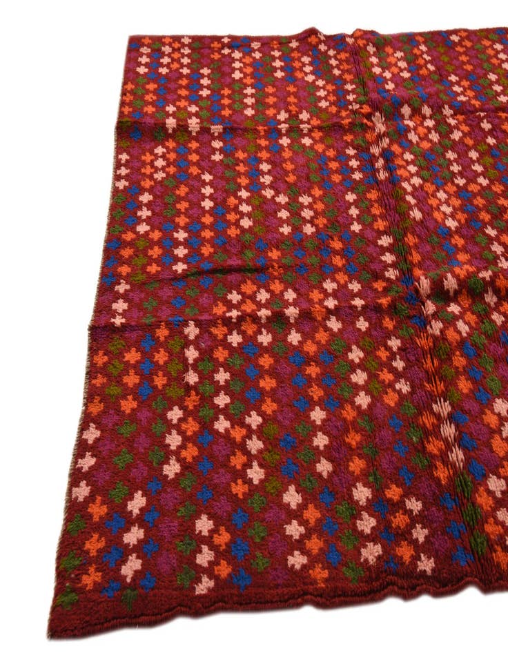 Detail image of  4' 2 x 5' 10  Hand Knotted Balouch Wool Rug