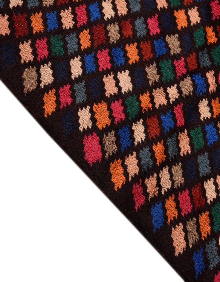 Detail image of  3' 9 x 6'  Hand Knotted Balouch Wool Rug