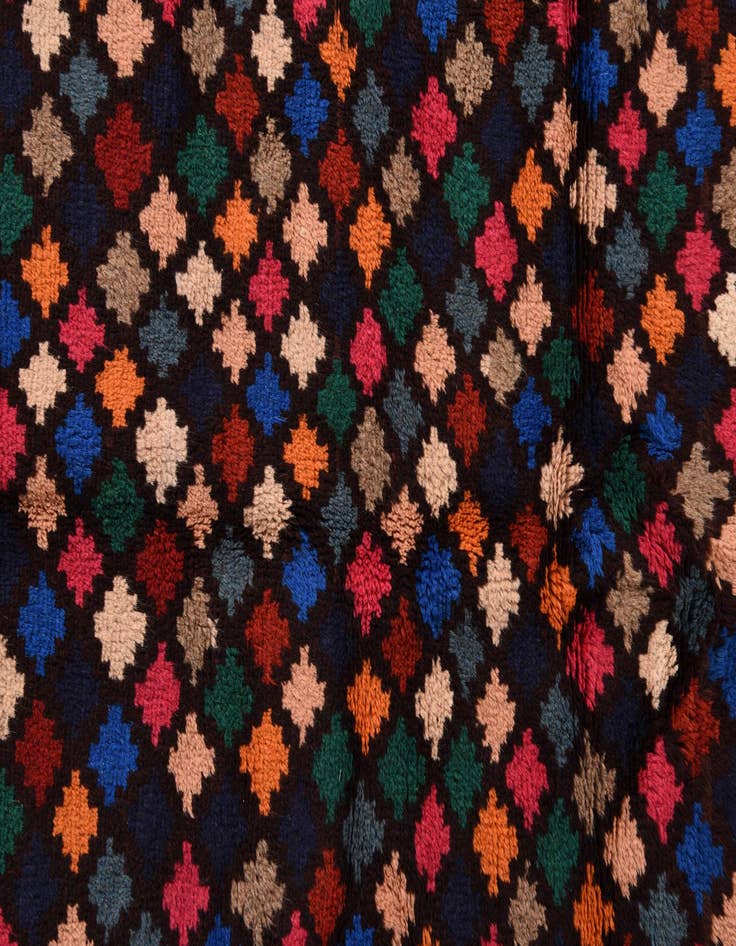 Detail image of  3' 9 x 6'  Hand Knotted Balouch Wool Rug