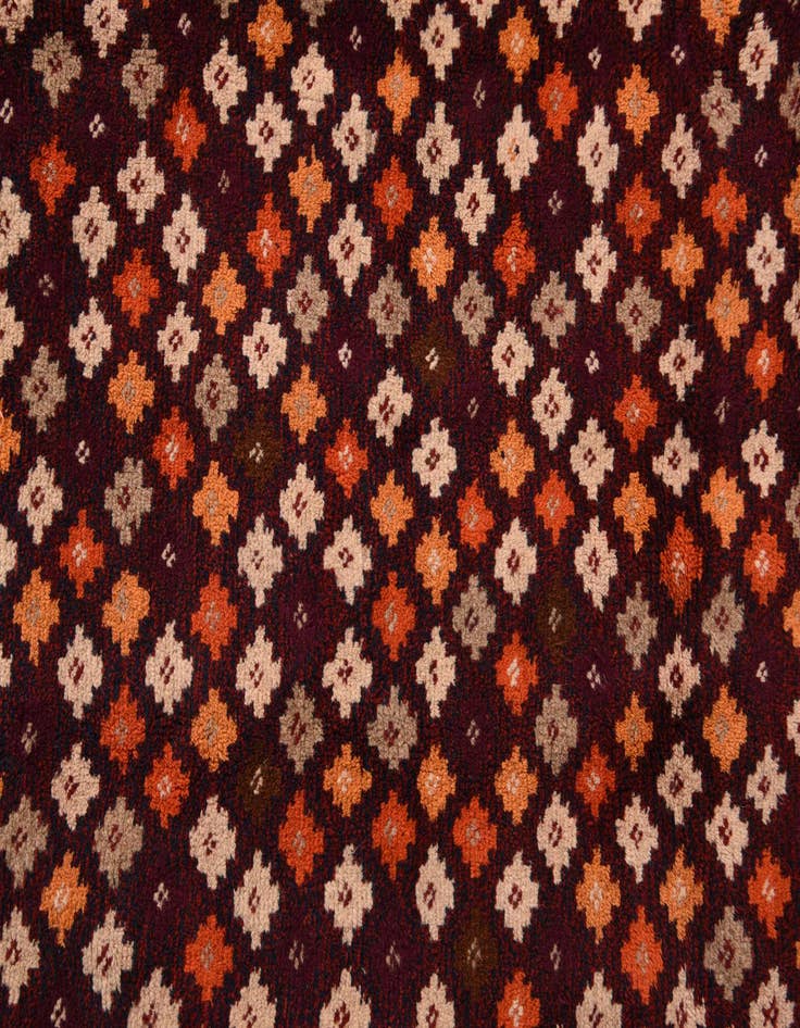 Detail image of  6' 10 x 9' 3  Hand Knotted Balouch Wool Rug