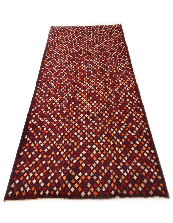 Detail image of  6' 8 x 10' 2  Hand Knotted Balouch Wool Rug