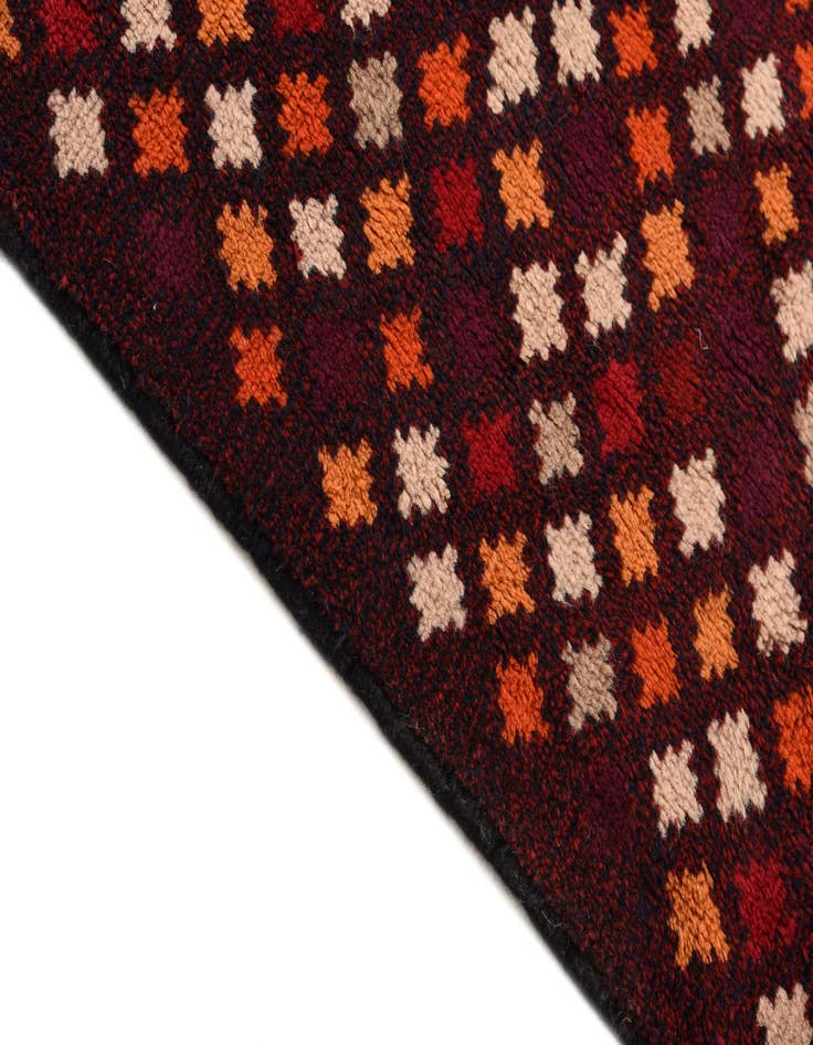 Detail image of  6' 8 x 10' 2  Hand Knotted Balouch Wool Rug