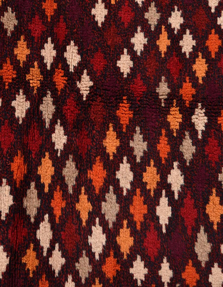 Detail image of  6' 8 x 10' 2  Hand Knotted Balouch Wool Rug