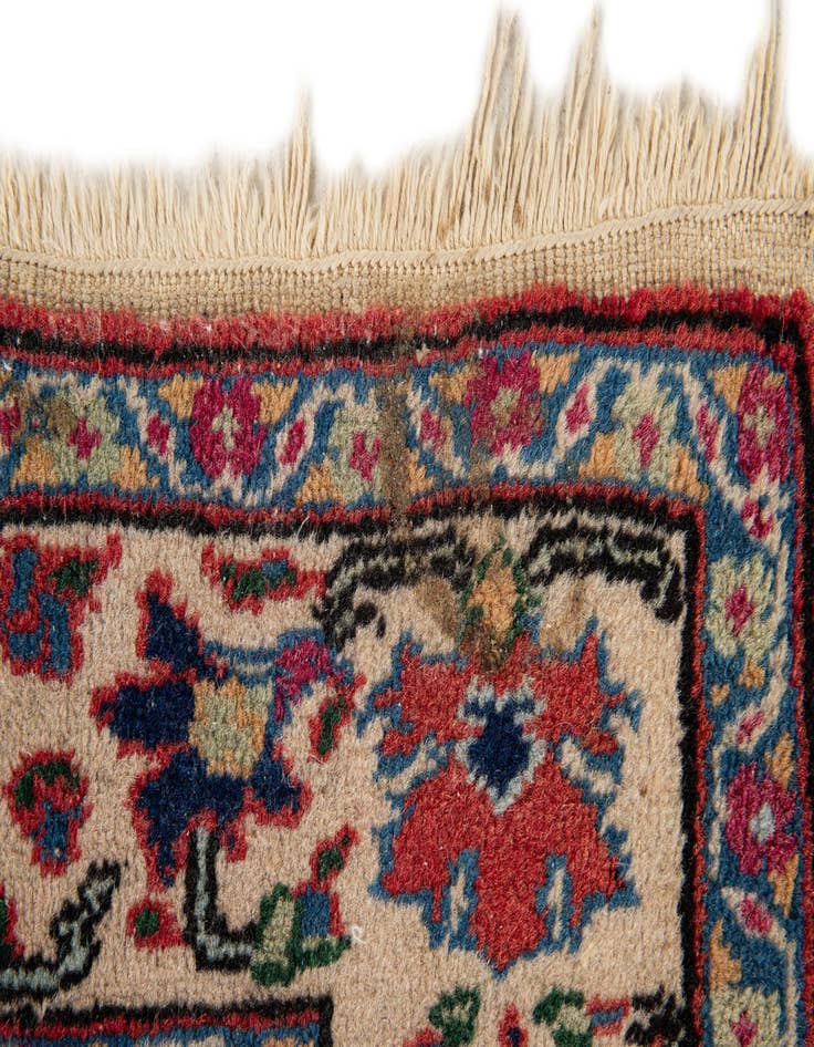 Detail image of  3' x 4' 5  Hand Knotted Bidjar Wool Rug