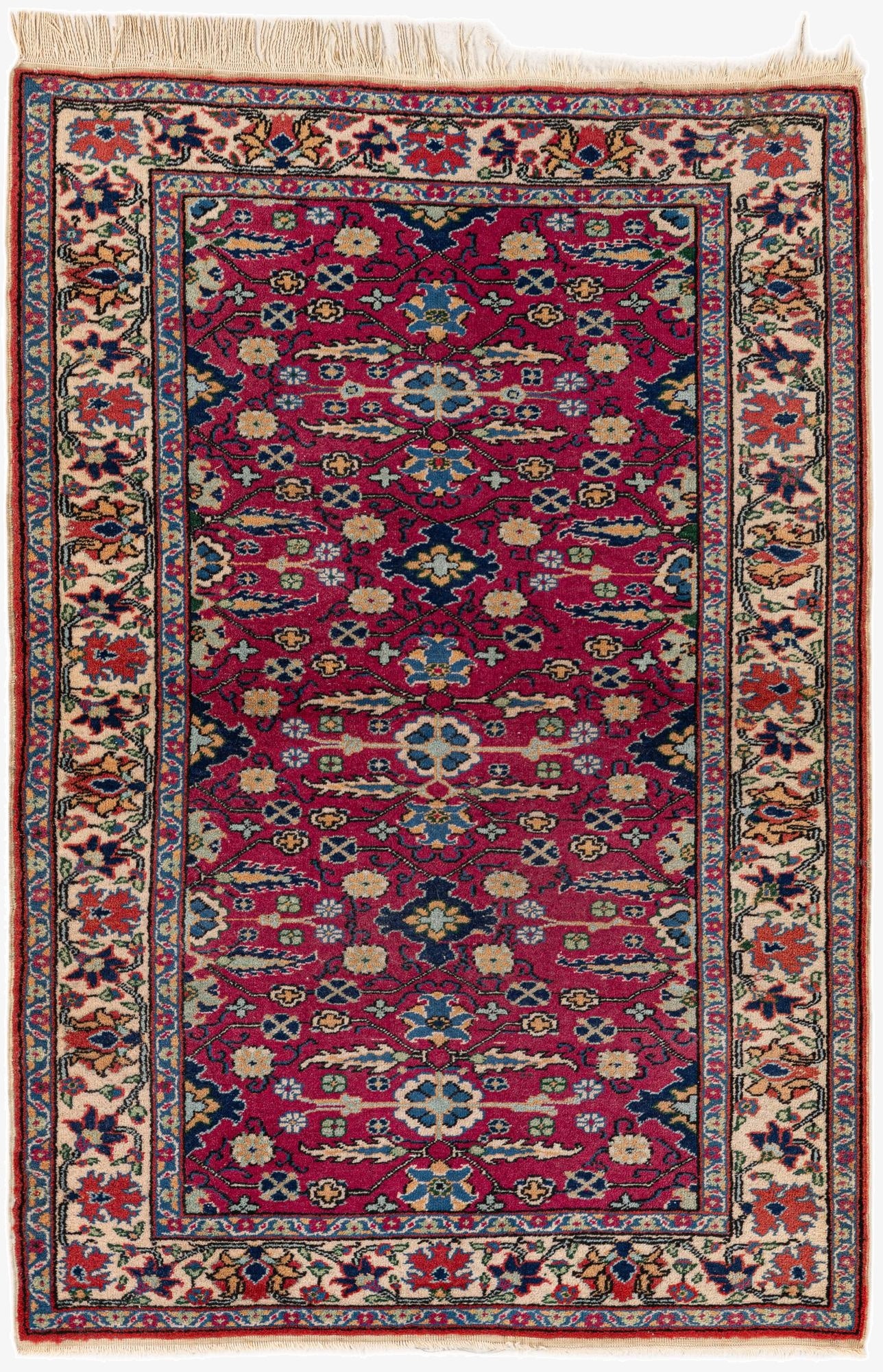  3' x 4' 5  Hand Knotted Bidjar Wool Rug