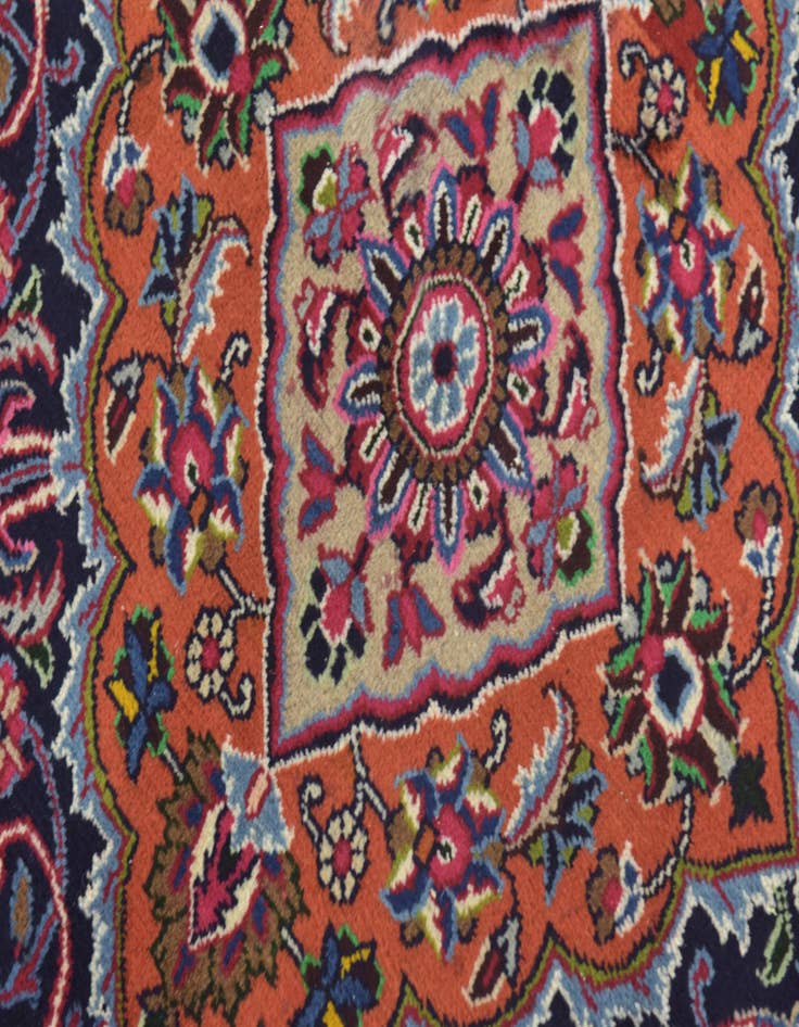 Detail image of 9' 10 x 12' 9 Hand Knotted Birjand Persian Wool Rug