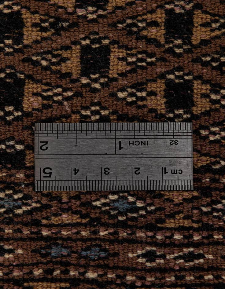 Detail image of  5' 4 x 8' 5  Hand Knotted Bokhara Oriental Wool Rug