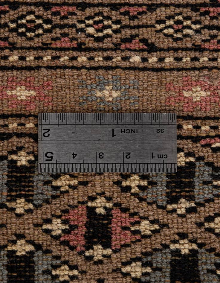 Detail image of  8' 5 x 9' 11  Hand Knotted Bokhara Oriental Wool Rug