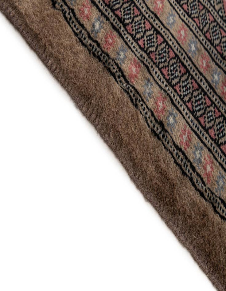 Detail image of  8' 5 x 9' 11  Hand Knotted Bokhara Oriental Wool Rug