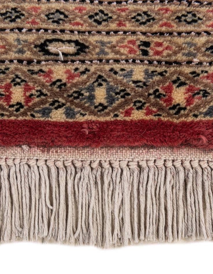 Detail image of  4' 4 x 6' 7  Hand Knotted Bokhara Rug