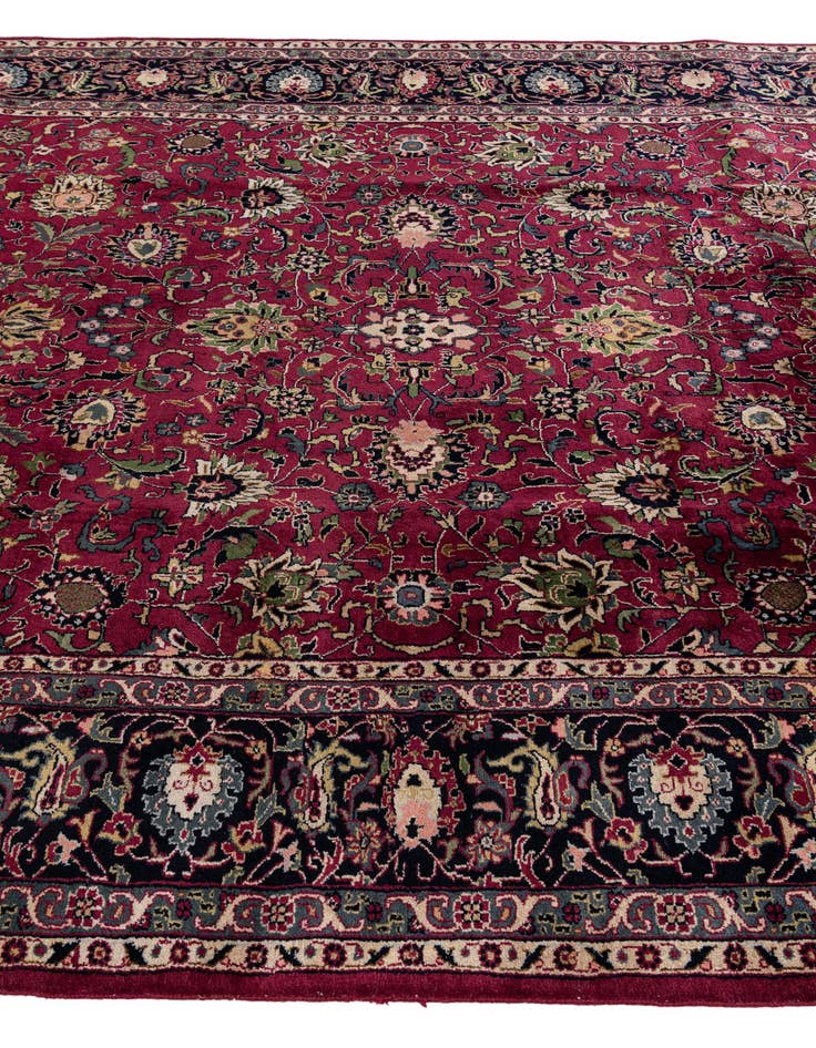 Detail image of  6' 11 x 9' 10  Hand Knotted Kashan Oriental Wool Rug