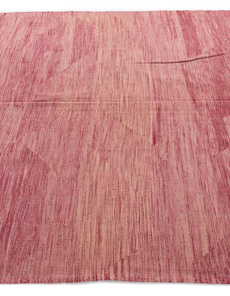 Detail image of  6' 6 x 9' 8  Hand Woven Kilim Modern Wool Rug