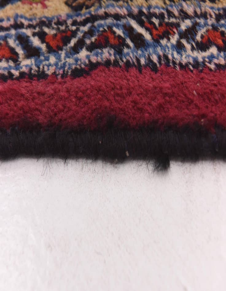 Detail image of  9' 7 x 12' 9  Hand Knotted Mashad Persian Wool Rug