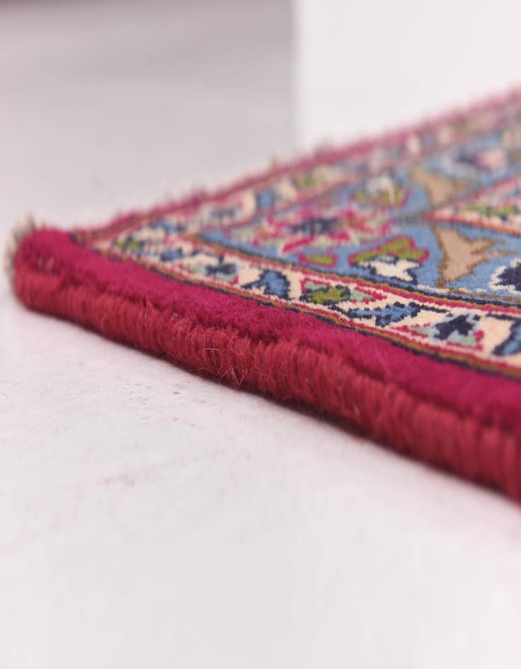 Detail image of  9' 6 x 12' 5  Hand Knotted Mashad Persian Wool Rug