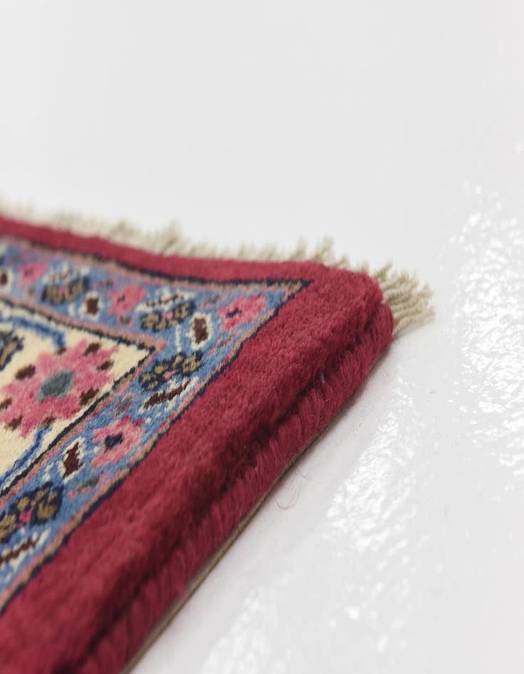 Detail image of  10' x 12' 7  Hand Knotted Mashad Persian Wool Rug