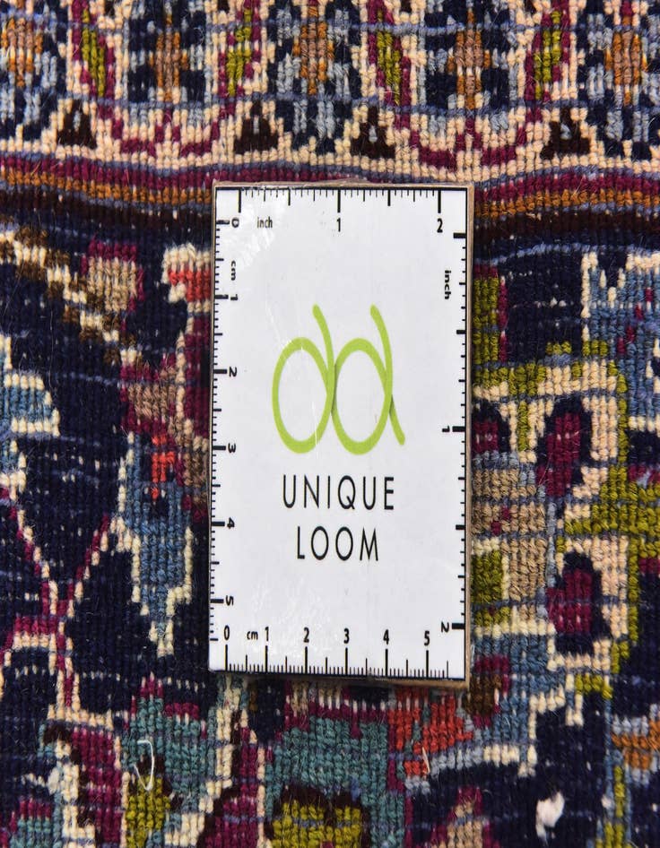 Detail image of  9' 9 x 12' 9  Hand Knotted Mashad Persian Wool Rug