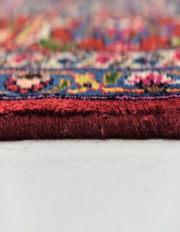 Detail image of  9' 8 x 12' 6  Hand Knotted Mashad Persian Wool Rug