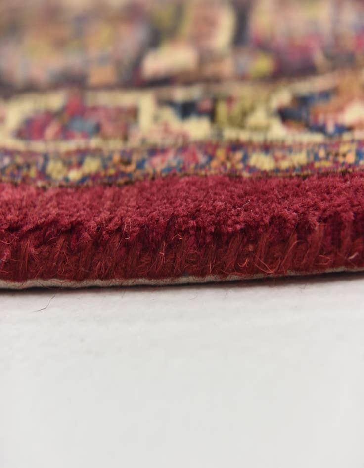 Detail image of  9' 6 x 12' 7  Hand Knotted Mashad Persian Wool Rug