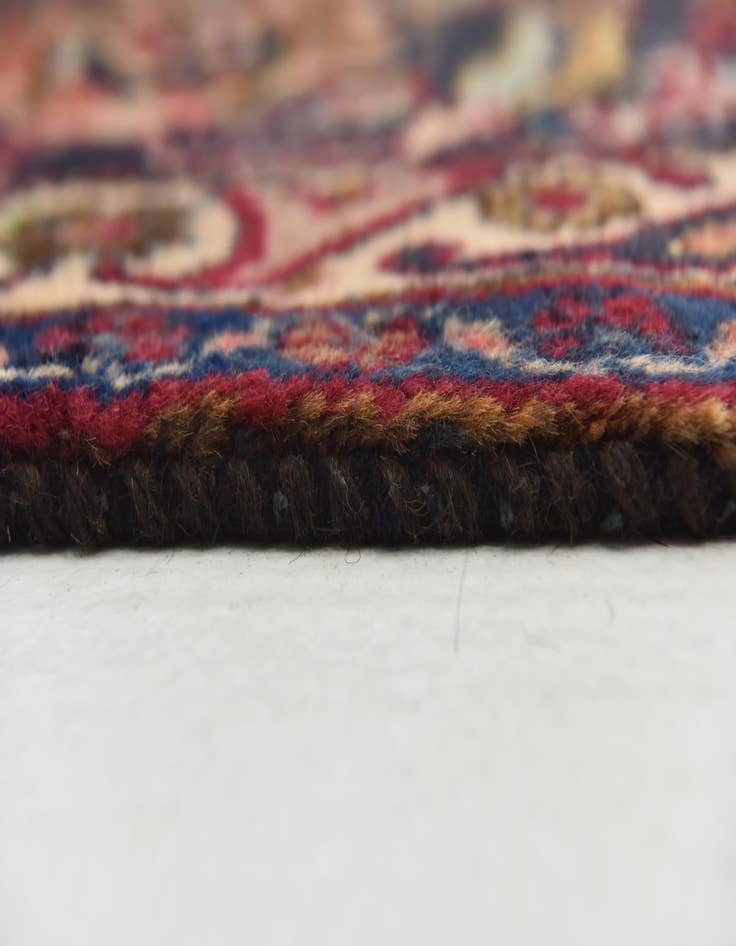 Detail image of  9' 6 x 12' 6  Hand Knotted Mashad Persian Wool Rug