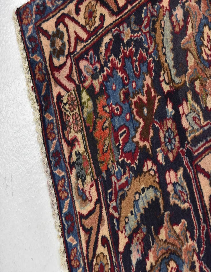 Detail image of  9' 6 x 12' 6  Hand Knotted Mashad Persian Wool Rug