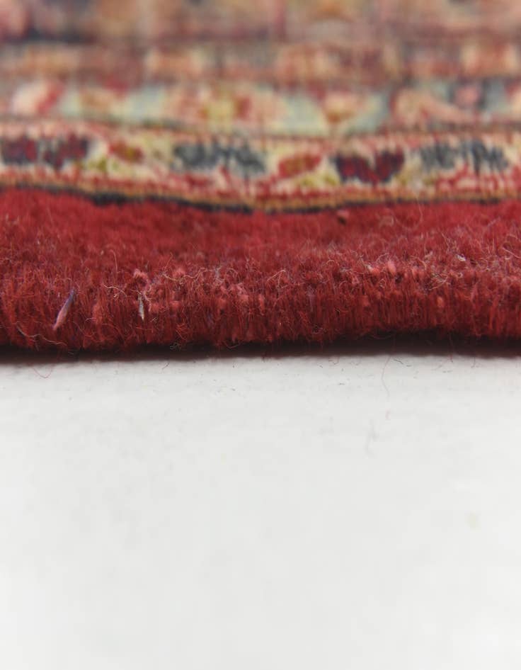 Detail image of  9' 9 x 12' 7  Hand Knotted Mashad Persian Wool Rug