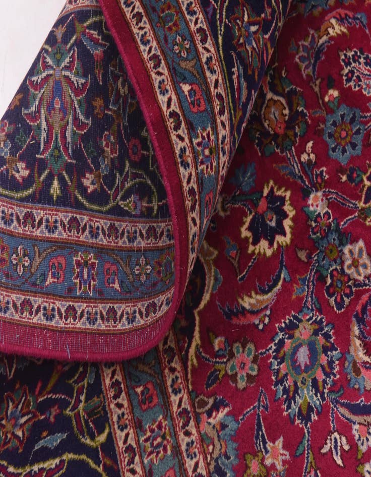 Detail image of  10' 2 x 13' 3  Hand Knotted Mashad Persian Wool Rug