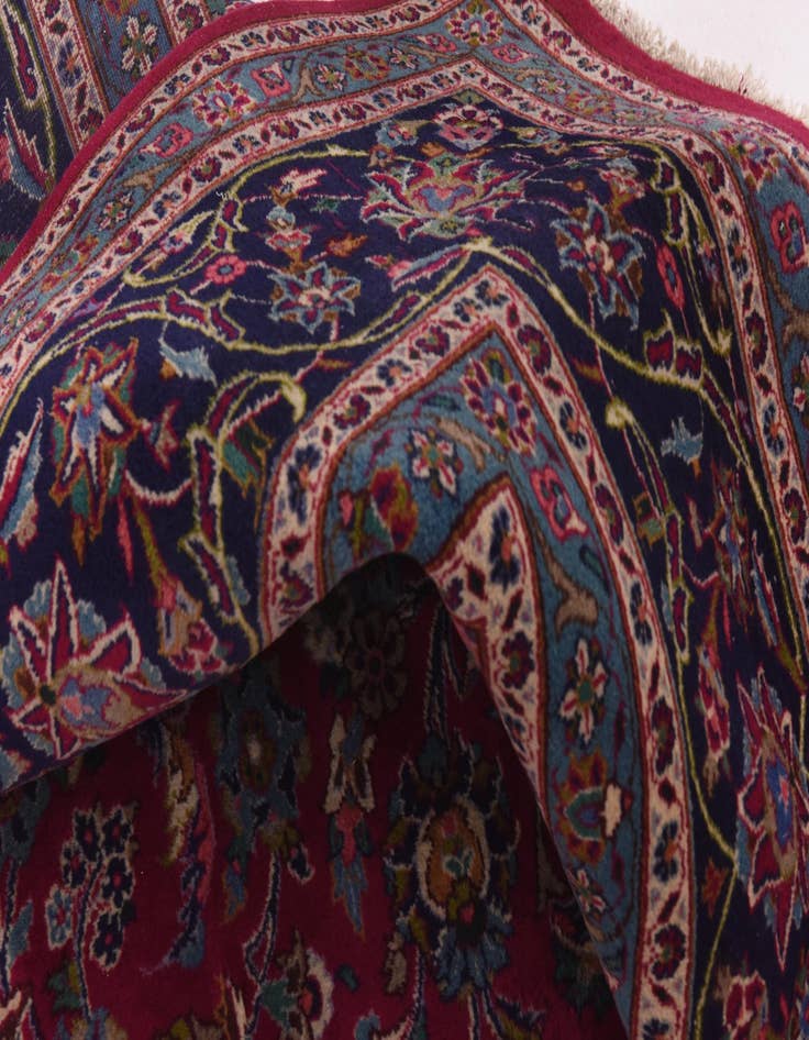 Detail image of  10' 2 x 13' 3  Hand Knotted Mashad Persian Wool Rug