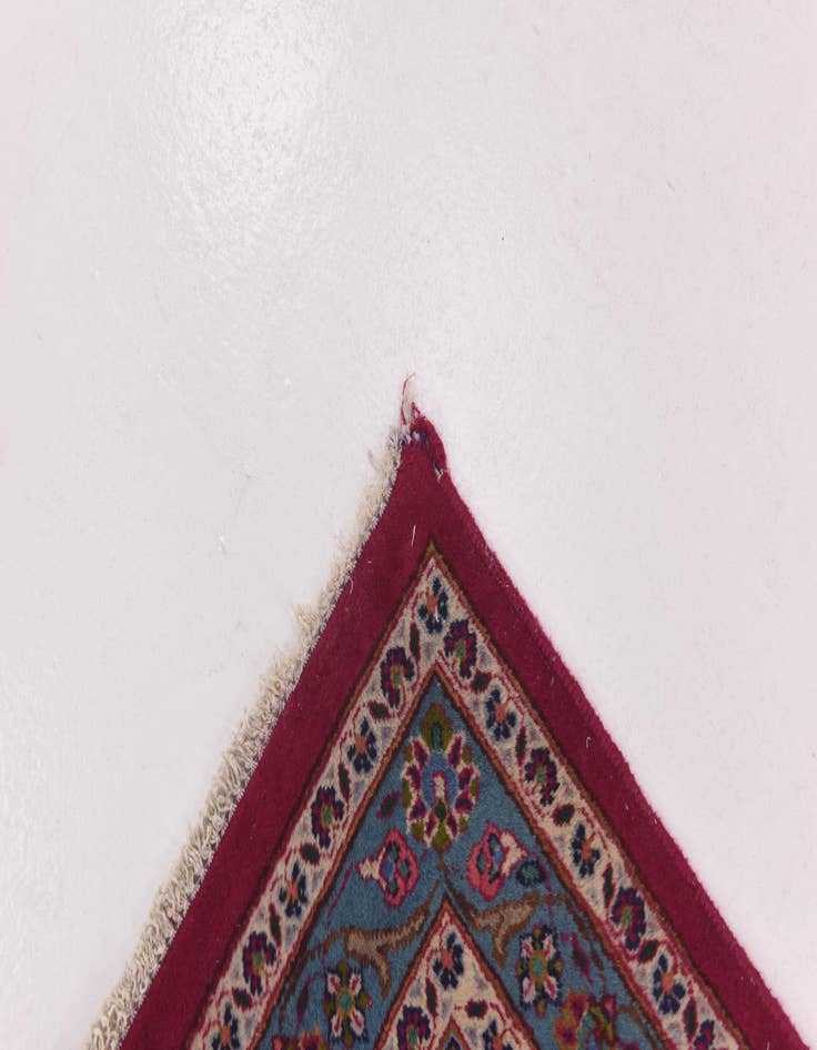 Detail image of  10' 2 x 13' 3  Hand Knotted Mashad Persian Wool Rug