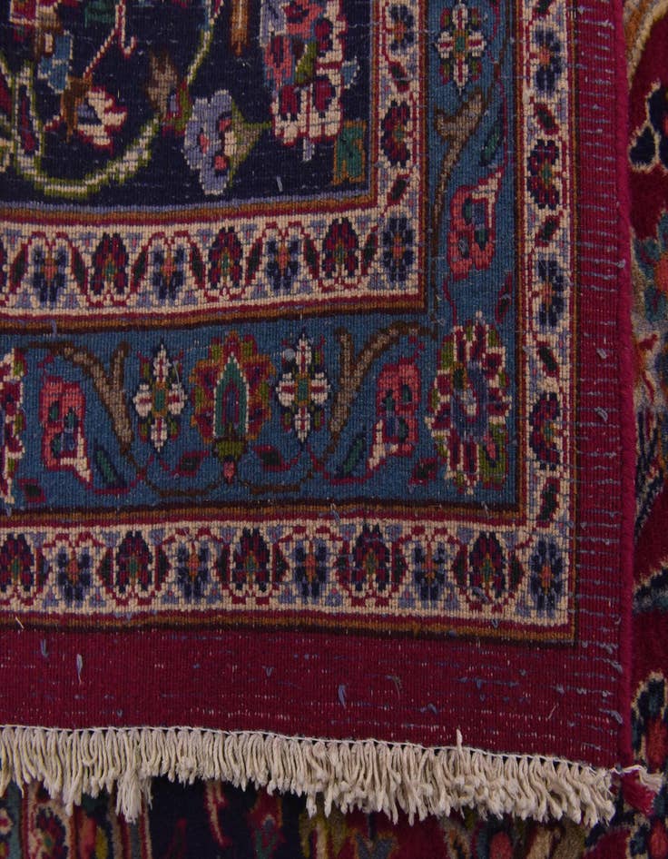 Detail image of  10' 2 x 13' 3  Hand Knotted Mashad Persian Wool Rug