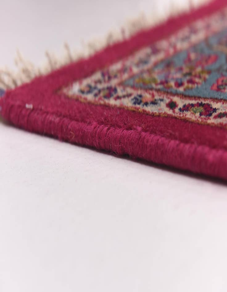 Detail image of  10' 2 x 13' 3  Hand Knotted Mashad Persian Wool Rug