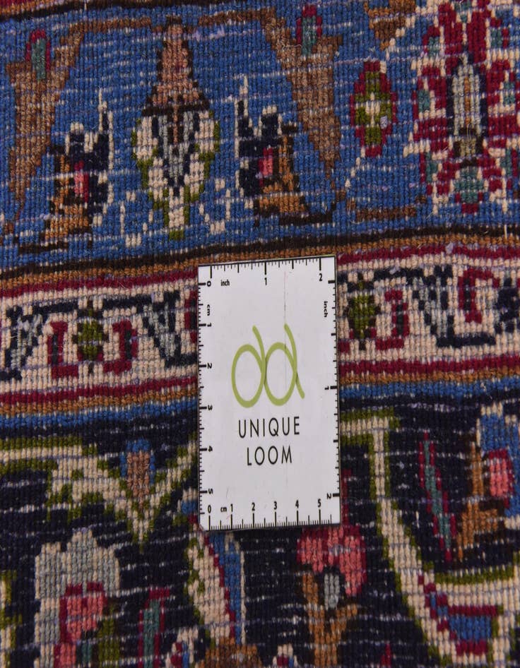 Detail image of 9' 8 x 13' 4 Hand Knotted Mashad Persian Wool Rug