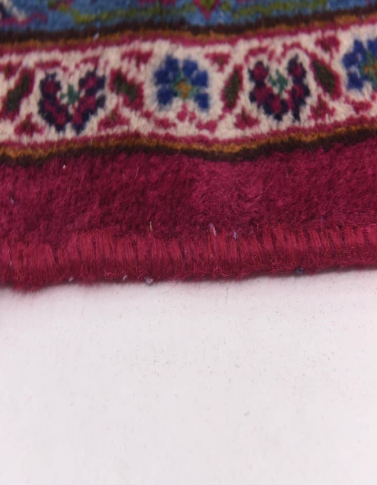 Detail image of  9' 9 x 13'  Hand Knotted Mashad Persian Wool Rug