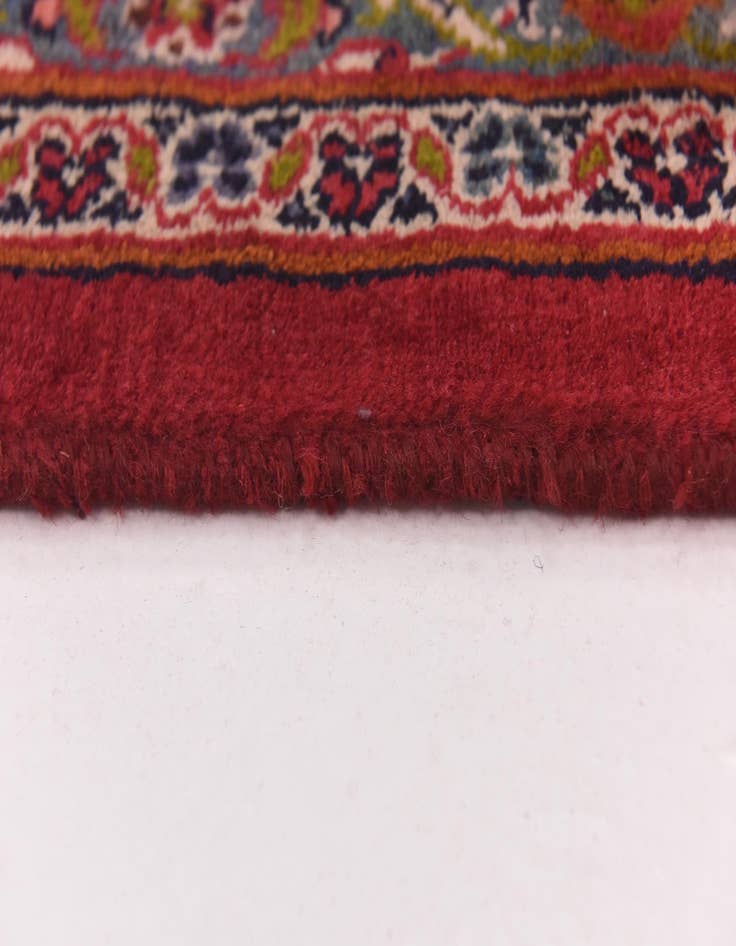 Detail image of  9' 6 x 12' 8  Hand Knotted Mashad Persian Wool Rug