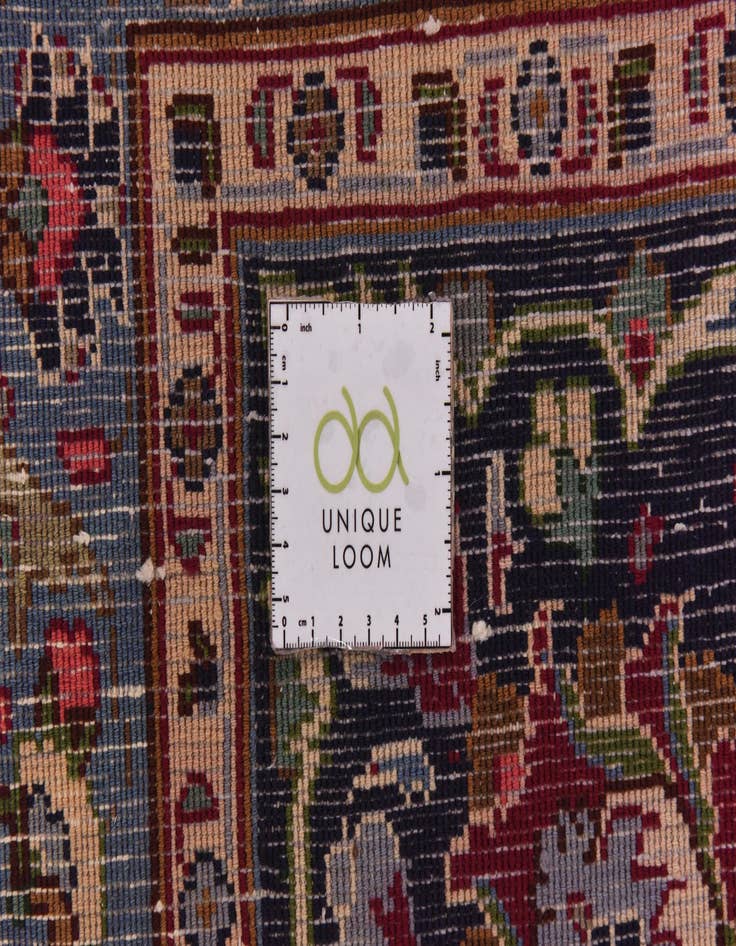 Detail image of  9' 10 x 12' 3  Hand Knotted Mashad Persian Wool Rug