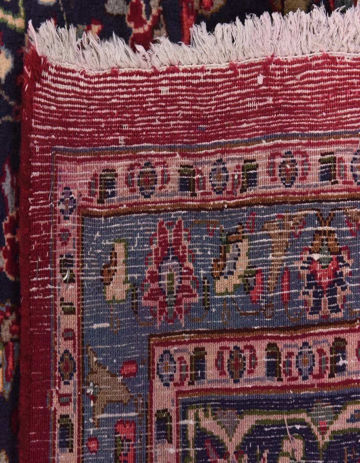 Detail image of  9' 10 x 12' 3  Hand Knotted Mashad Persian Wool Rug